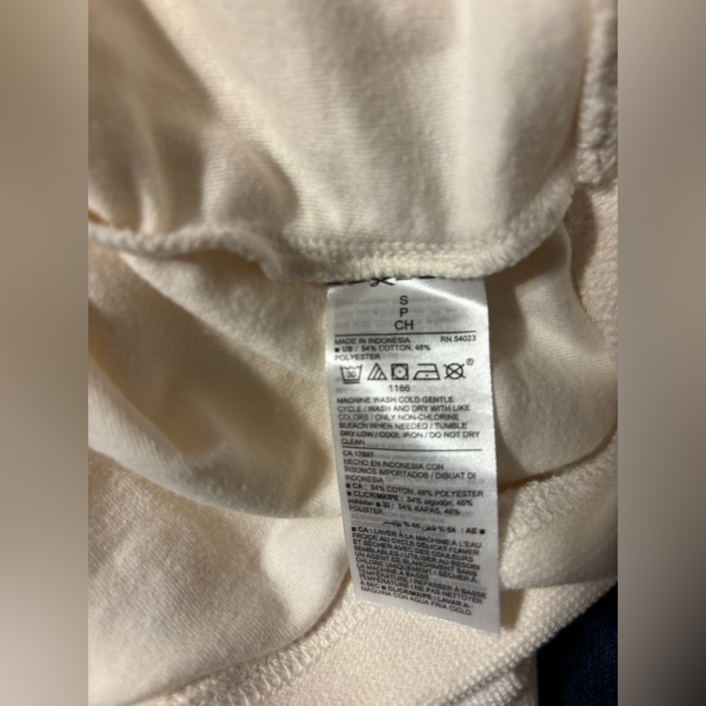 Old Navy Cream Zip-Up Hoodie - Picture 6 of 7